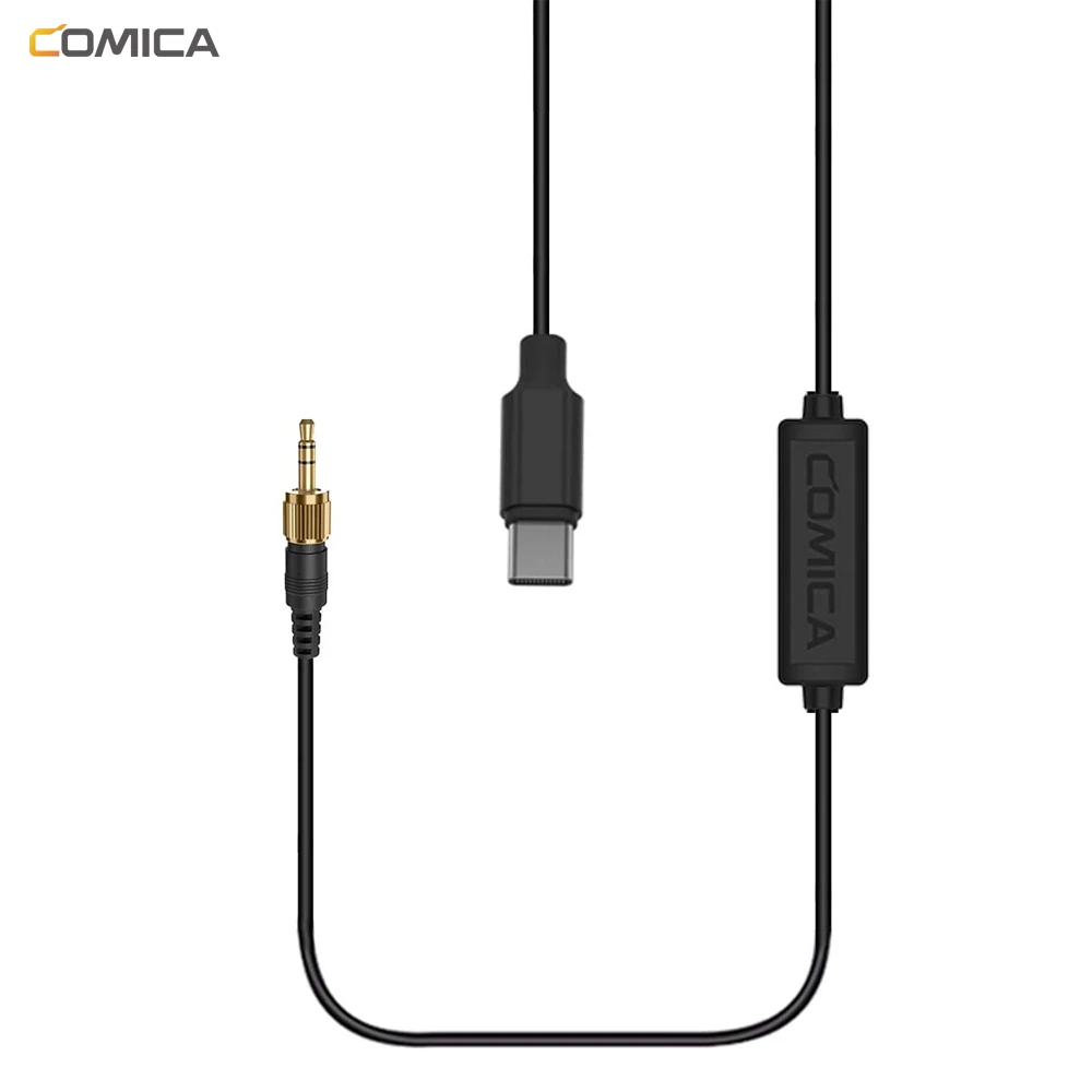 Адаптер для микрофона COMICA WM100/200/300 3 5 мм TRS USB Type C беспроводной микрофон смартфонов