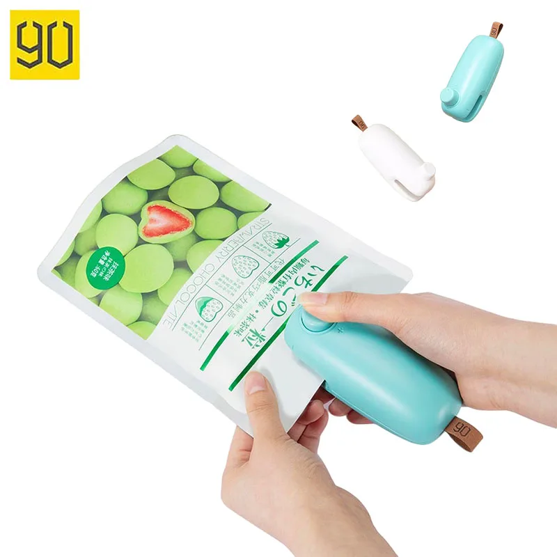 

YouPin 90 Points Portable Mini Sealing Household Machine Heat Sealer Capper Food Saver For Plastic Bags Package Mini Gadgets