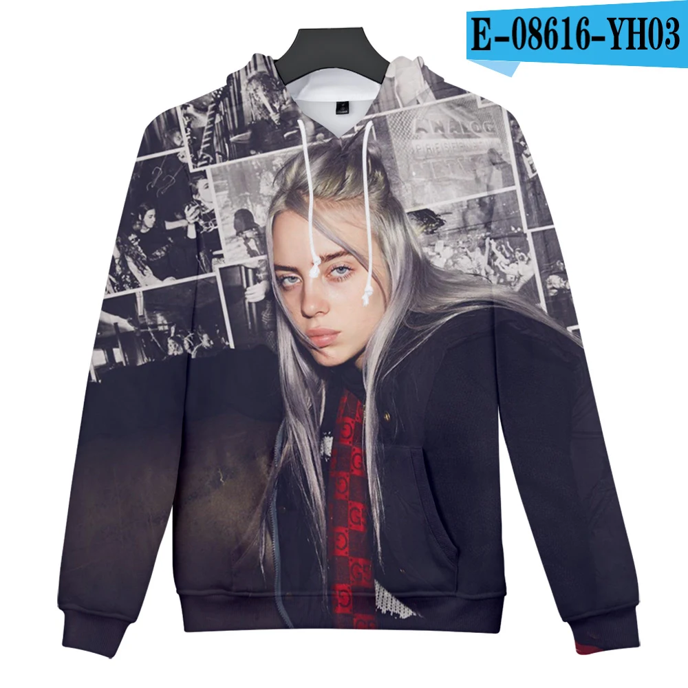 Новое поступление, худи Billie eilish, Толстовка для мужчин и женщин, Осень-зима, уличная одежда, худи Billie eilish, толстовка, женская одежда