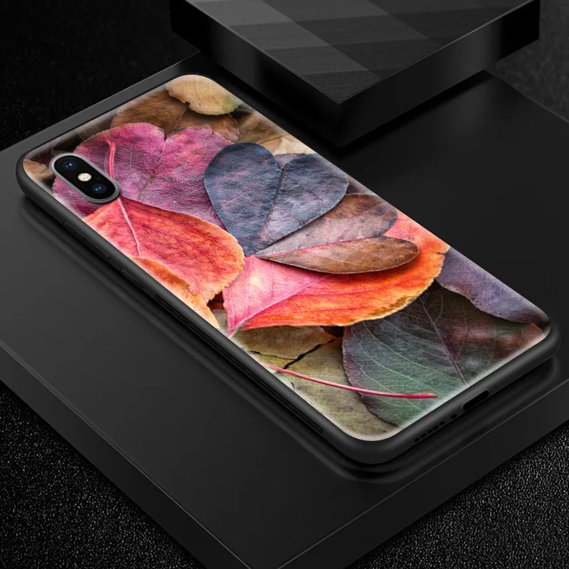 H142 Закаленное стекло чехол для iPhone 5 5S SE 6 6S 7 8 Plus X XR XS MAX TPU рамка дизайн Цветочный для OnePlus 3 3T 5 5T 6 6T 7 7 Pro Capa - Цвет: H142