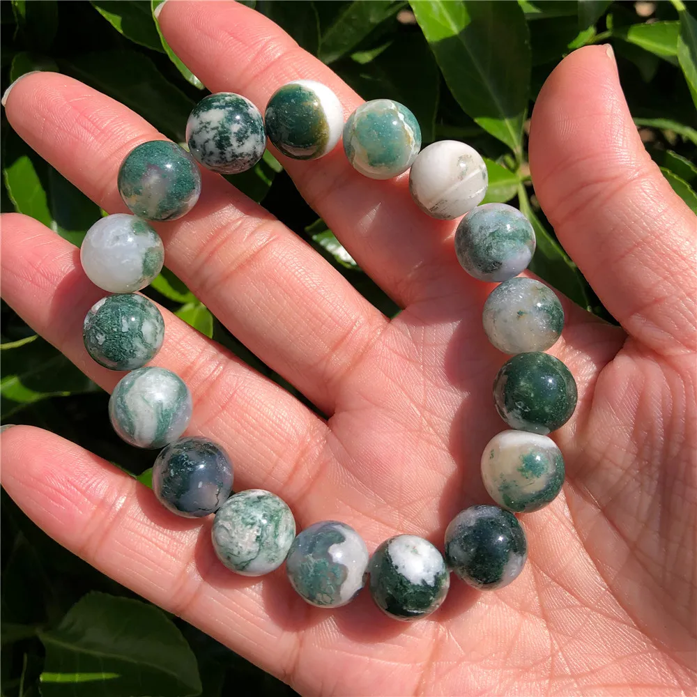 Green Agate 8mm Bracelet– Imeora