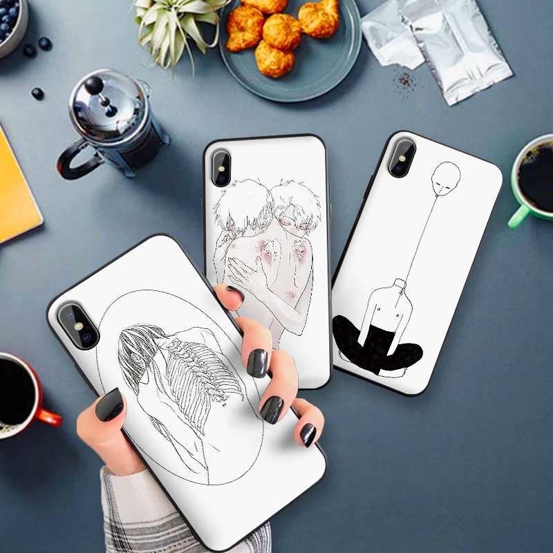 Художественные линии для Xiaomi Redmi 7 Note 4X 5A 16G 32G 64G GO 7A K20 6 5 8 Pro Чехол телефона |