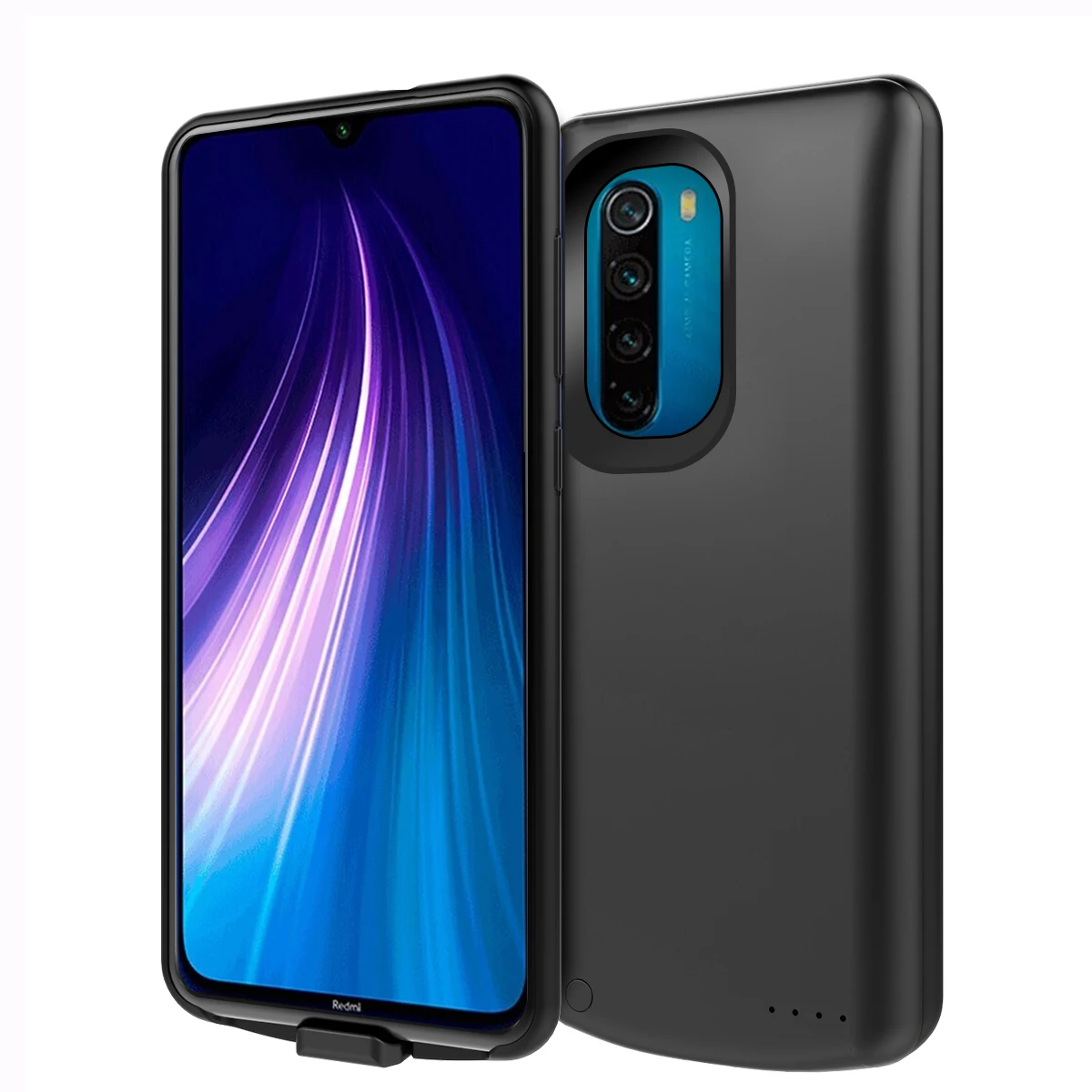 Чехол для Xiaomi Redmi Note 8 с зарядным устройством, 6500 мА/ч, расширенное резервное копирование, зарядное устройство, чехол для Redmi Note 8, чехол для аккумулятора