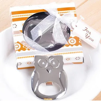 

500pcs/Lot+"Owl" Be Seeing You" Stainless-Steel Owl Bottle Opener Wedding&Bridal Shower Favors Party Souvenir+FREE SHIPPING