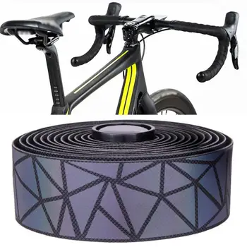 

Road Bike Handlebar Tape Durable Anti Fouling Shock Absorption PU Leather Bicycle Handlebar Grips Tapes For Mountain Bike