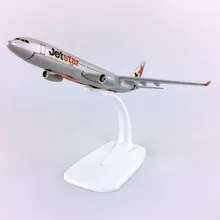 

1:400 Scale 16cm Model Airbus A330-200 JETSTAR Airline With Base Alloy Aircraft Plane Collection Display For Children Adult