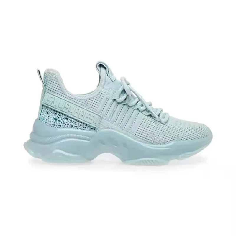 Women Mesh Breathable Sport Sneakers Ladies Casual Light Knitted Outdoor Shoes Breathable Female Platform Running Walking Shoes