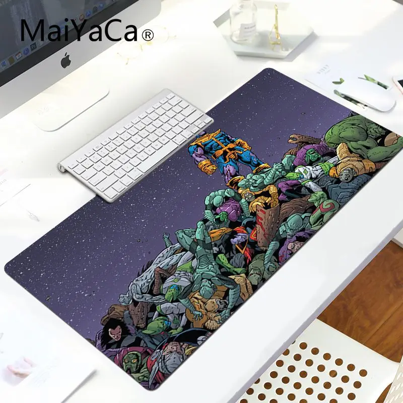 MaiYaCa игровой коврик для мыши на заказ кожа Marvel Thanos высокоскоростной коврик для мыши ноутбук игровой коврик для мыши