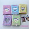 SKYSONIC Lovely Heart 3 Inch Photo Album Flower Bear Idol Storage Collection Book 20 Sheets PP Refill Bags Card Holder 1