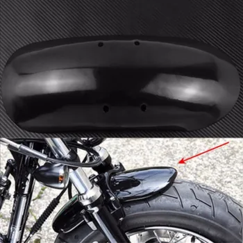 

Universal Motorcycle Wheel Protector Motorcycle Short Front Fender Mudguard Fairing Black For Harley Sportster Forty Eight Hot