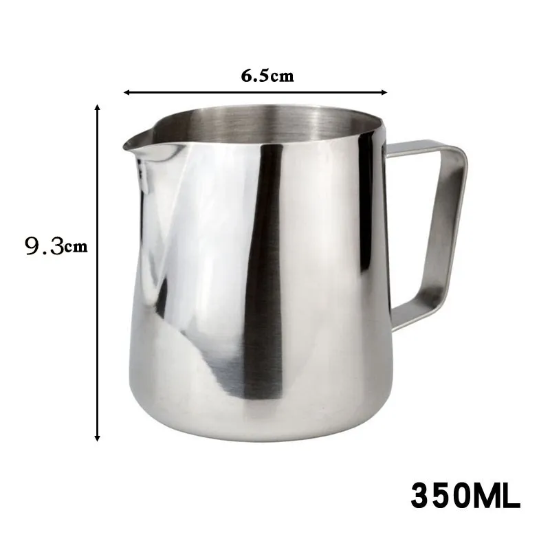 Rainbow Stainless Steel Milk Frothing Jug - 350ml | EspressoWorks