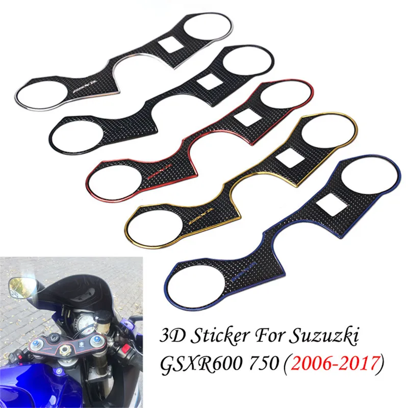 Мотоцикл наклейки Топ тройной зажимной хомут Стикеры для Suzuki GSXR 600 750 GSXR600 GSXR750 K6 K7 K8 K9 K10 2006- 2007 2008 2009