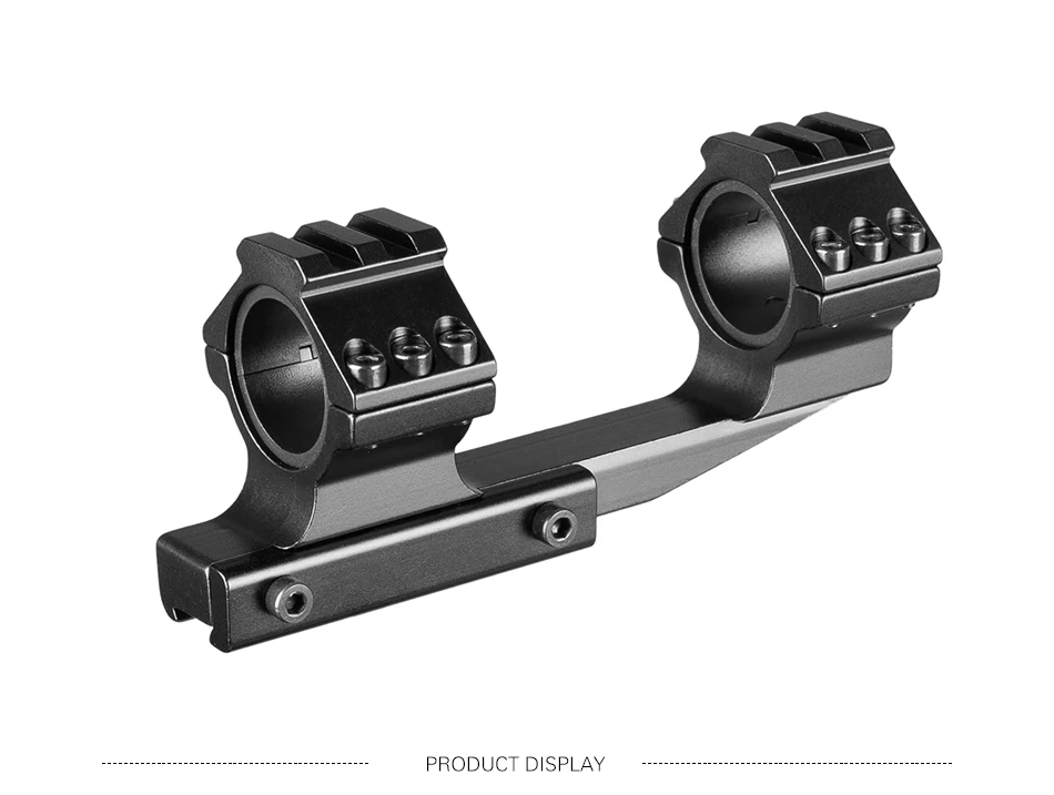 A Double Ring Alloy Rifle Scope Mount Optic Sight Rings 30 /25.4 Mm Dia