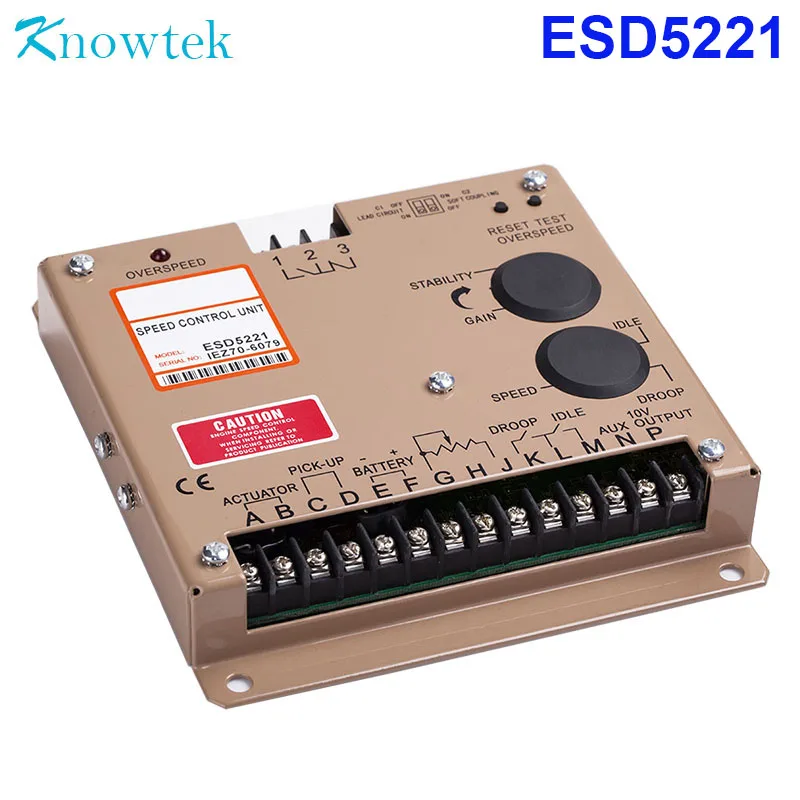 

Engine Controller ESD5221 Speed Control Governor Unit Replace for Original Diesel Generator