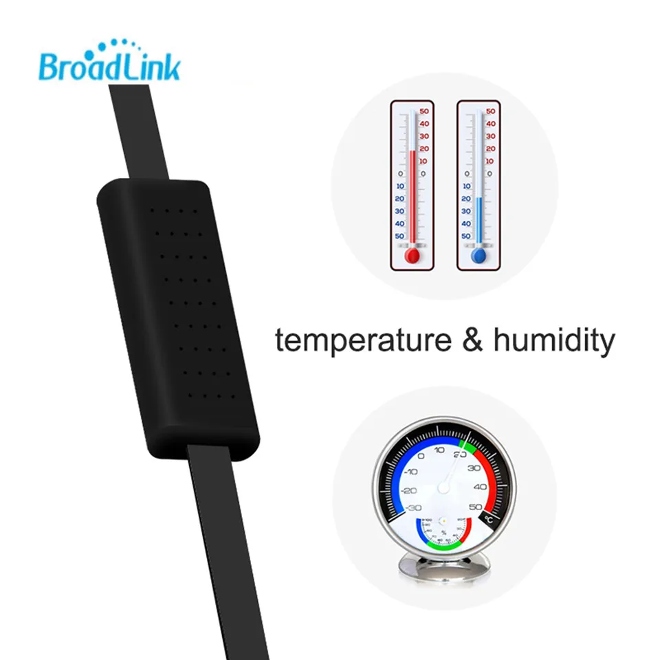 BROADLINK RM4 PRO 2021 + SENZOR TEMPERATURĂ ȘI UMIDITATE HTS2 интеллектуальная Автоматизация дома