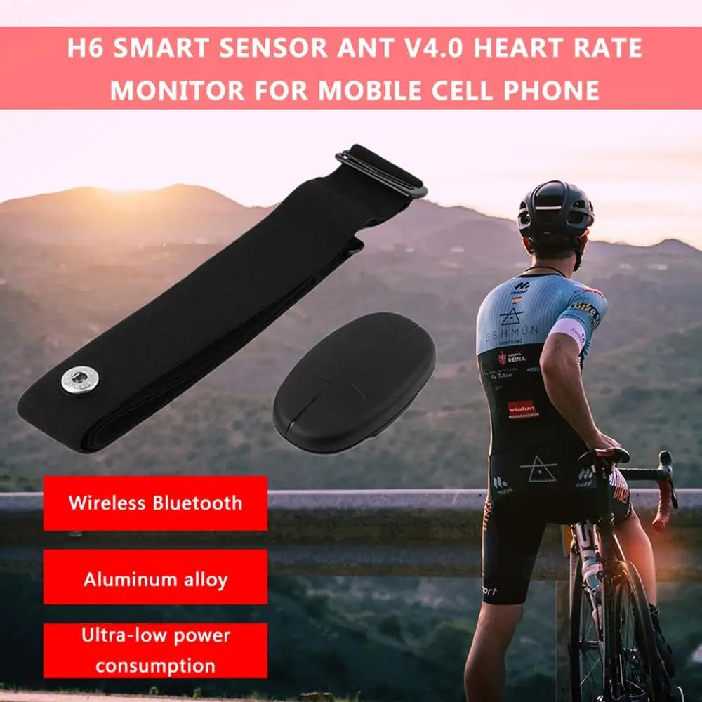 

Bluetooth V4.0 Wireless Sport Heart Rate Monitor Fitness CooSpo H6 ANT Smart Sensor Chest Strap for Mobile Cell Phone free shipp