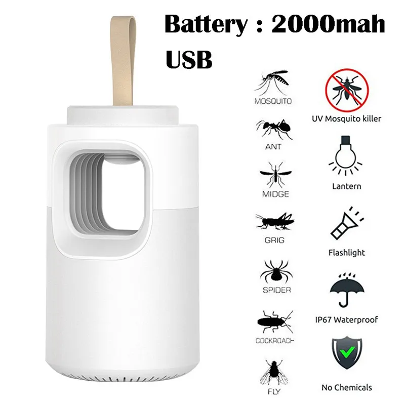 1 шт. светодиодный антимоскитная лампа 2 Вт USB умный оптически контроль светодиодный светильник для уничтожения насекомых противомоскитные принадлежности москитные@ D