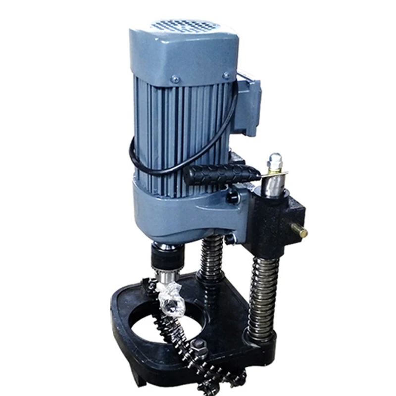 

Электрическая Трубная нарезная машина, пробивая и сверлильная машина для перфорированной железной трубы, четырехходовая огнеупорная оцинкованная труба отверстие открывалка