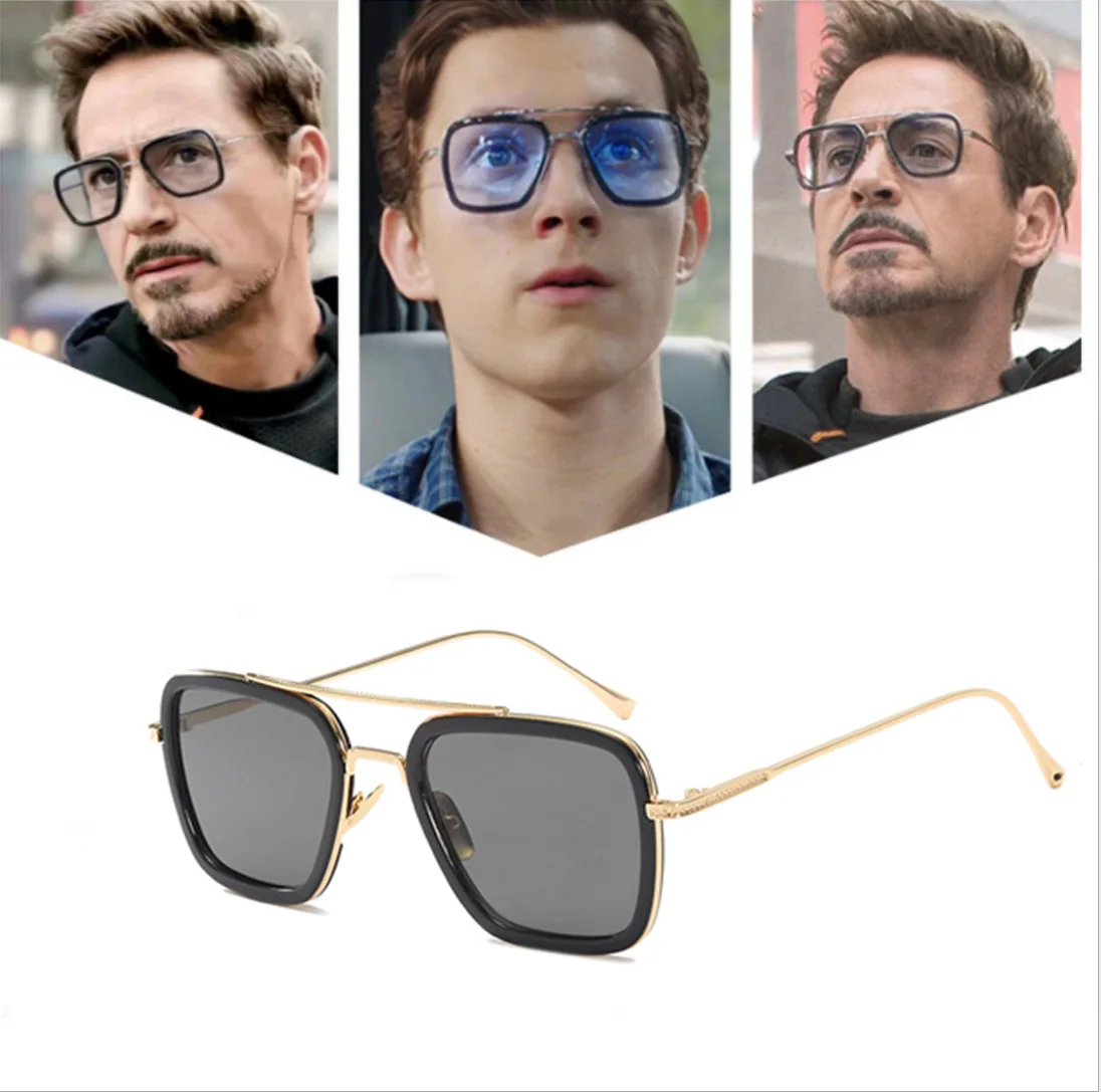 Iron Man di alta qualità Tony Stark occhiali da sole da pesca quadrati  Sport all'aria aperta occhiali da pesca uomo Spider occhiali da vista  occhiali sportivi|Fishing Eyewear| - AliExpress