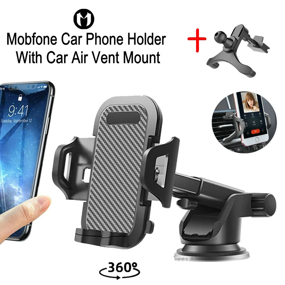 Автомобильный держатель для телефона на лобовое стекло с гравитационной