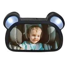Baby Car Mirror Adjustable Car Back Seat Rearview Facing Headrest Mount Child Kids Infant Baby Safety Monitor Accessories
