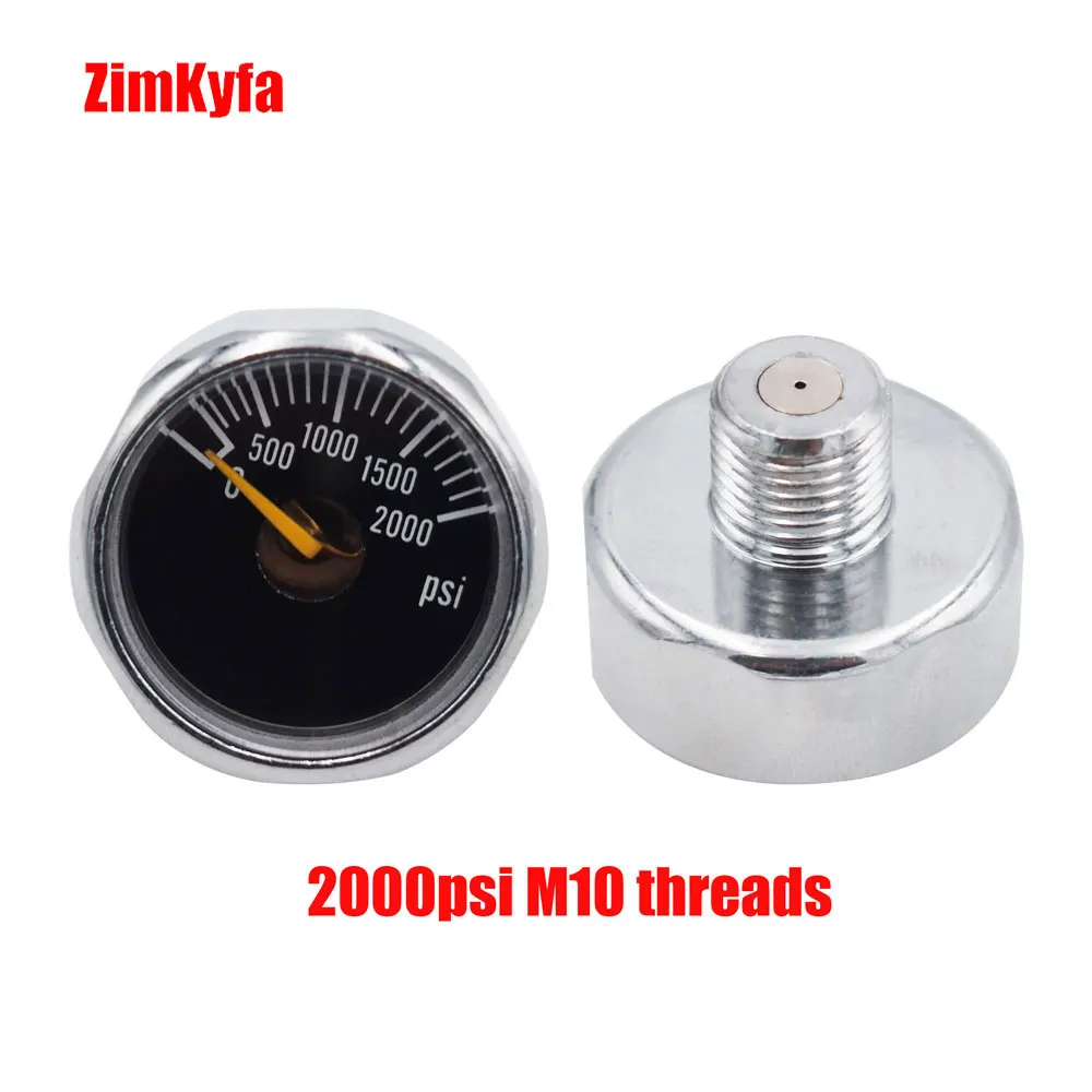 PCP Пейнтбольный Воздушный пистолет винтовочный манометр 5mpa/10mpa/20mpa/30mpa/40mpa/2000psi/3000psi