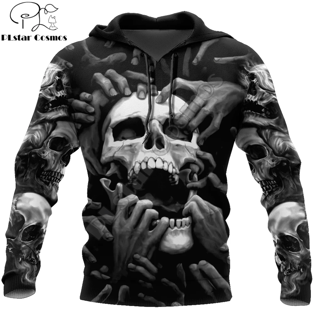 Деревянный Череп 3D все напечатано модные толстовки с капюшоном для мужчин