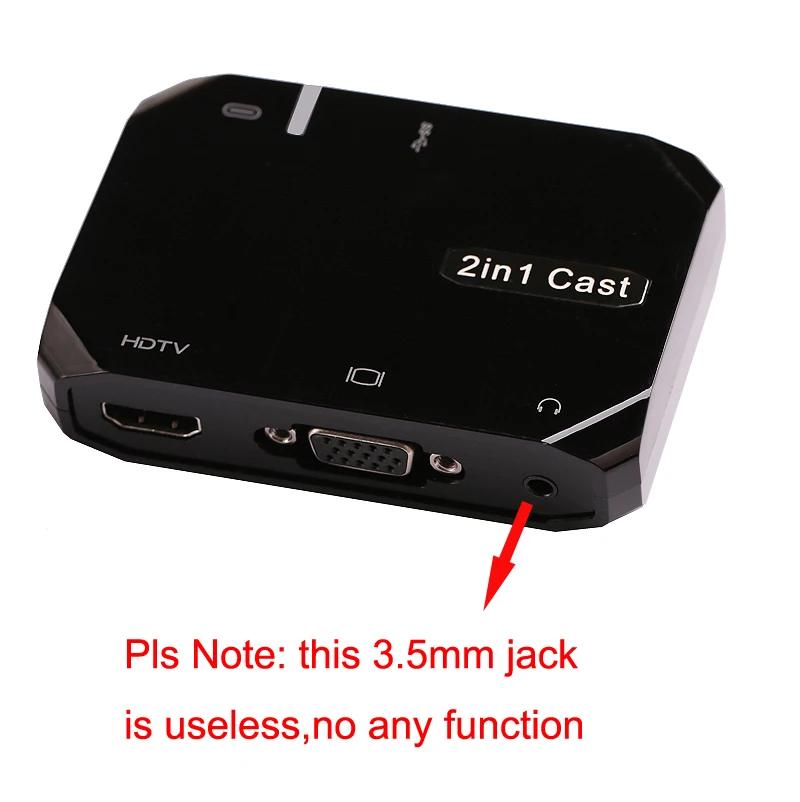Беспроводной Wi Fi USB кабель 2 в 1 HDMI VGA экран зеркальный адаптер для Huawei Xiaomi iPhone 11 12 iOS