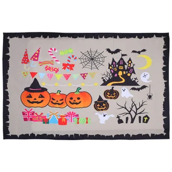 

1 PC Halloween Decoration Tablecloth Waterproof and Antifouling Tablecloth Digital Printing Tablecloth for Party Festival