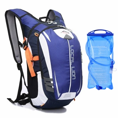 with water bag Водонепроницаемый велосипедный рюкзак MTB велосипедные рюкзаки с сумкой для воды спортивные велосипедные походные гидратационные велосипедные сумки рюкзак - Цвет: with water bag