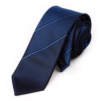 

2020 New Arrivals Fashion Classical Men 7CM Tie High Quality Business Neck Tie for Men Work Dress Shirt Necktie Blue Striped Tie