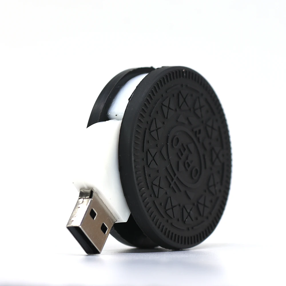 Мультяшная Флешка Oreo 4 ГБ 8 ГБ 16 ГБ 32 ГБ 64 Гб ручка-печенье карта памяти 128 ГБ 256 ГБ U stick флешка