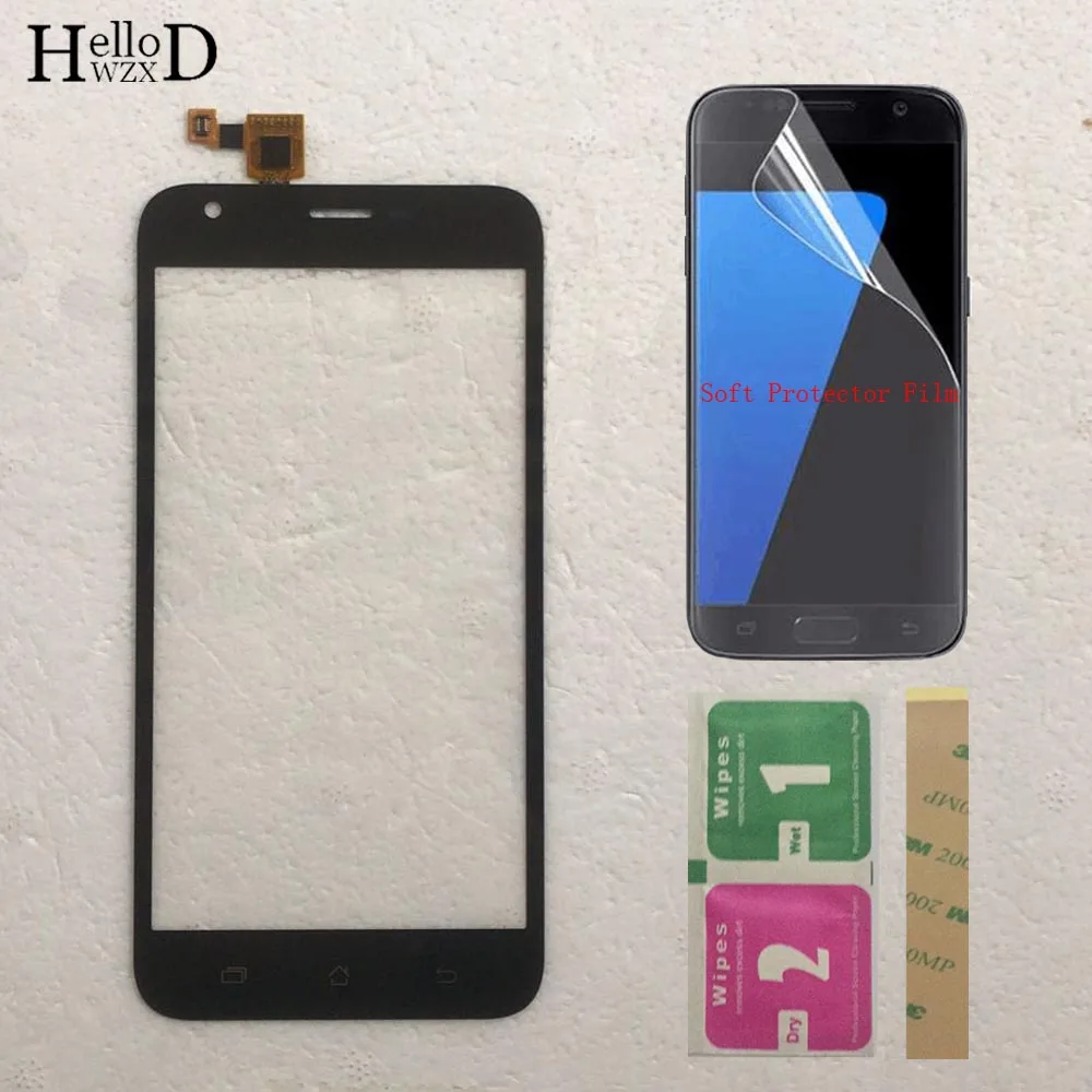 Touch Panel Sensor For Ark Benefit S502 Plus Screen Digitizer Front Glass Replace Phone + Protector Film | Мобильные телефоны и