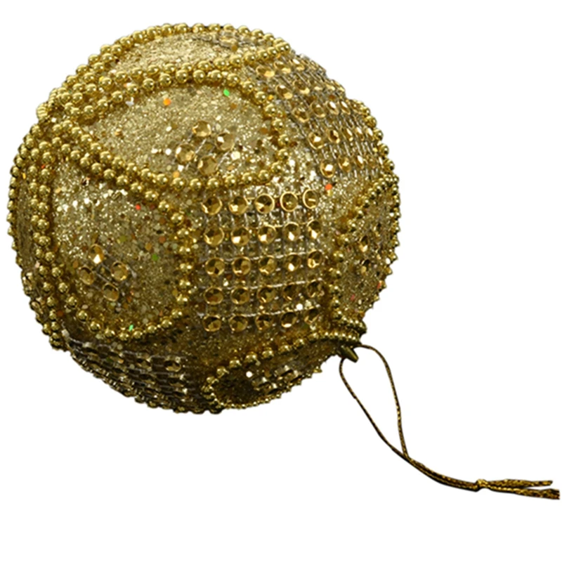 

6pcs Christmas Tree Hanging Diamond Chain Balls Diameter 8cm Decorations Ball Xmas Party Wedding Ornament