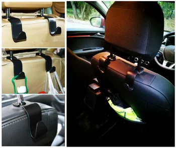 

2PCS Universal Auto accessories seat back hook Bag sundries hidden multifunctional creative car supplies for