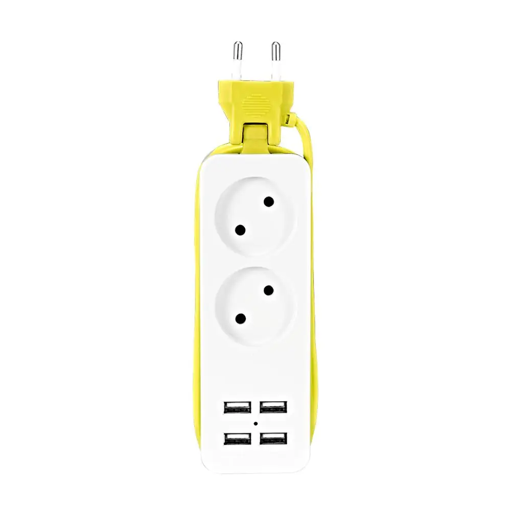 Штепсельная Вилка европейского стандарта usb розетка Электрическая защита