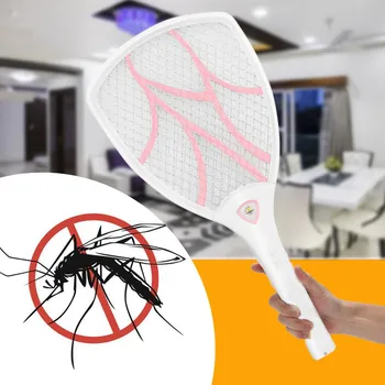 

3500V Electric Insect Racket Swatter Zapper USB Charging Fly Mosquito Swatter Rechargeable Mosquito Swatter Kill Fly Bug#Y20