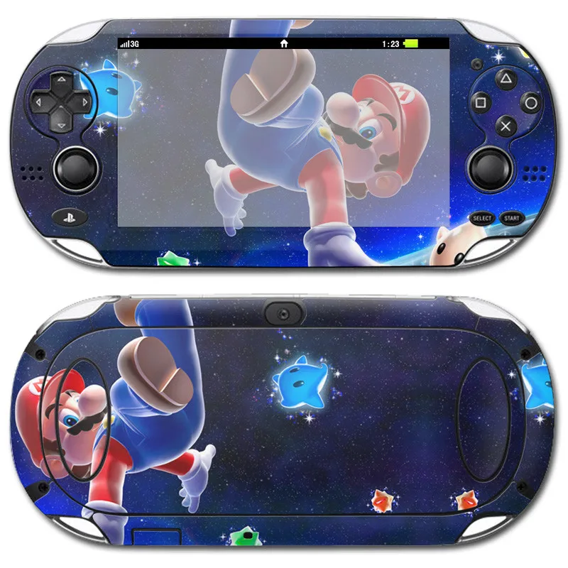 Супер наклейка Марио для PS Vita psv 1000 видео игры Скины наклейки виниловые кожа Ptotector Наклейка Обложка для Play Station psv 1000