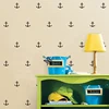 16Pcs/Set Removable Anchor Shape Wall Sticker Nursery Nautical Wall Art For Kids Room Decoration ► Photo 2/6