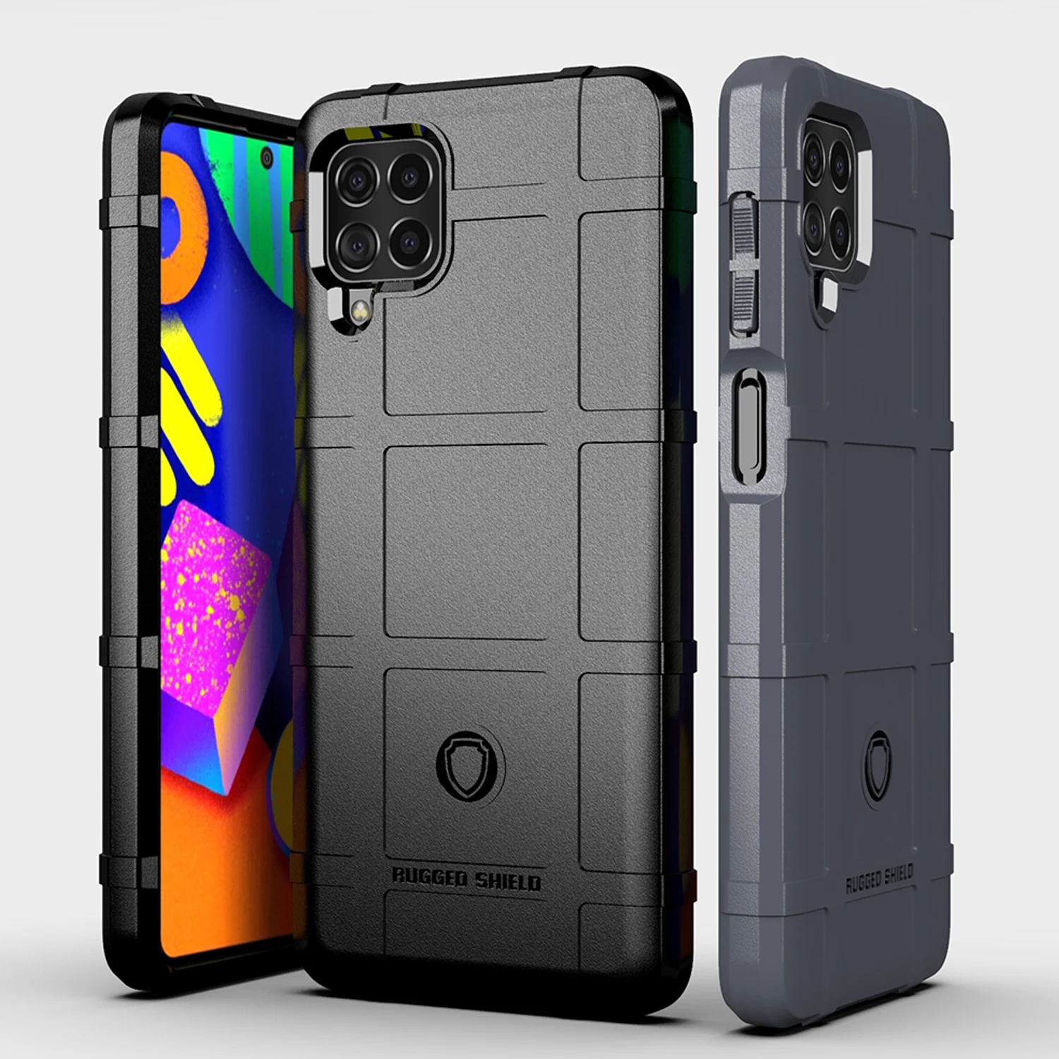 Rugged Shield Silicone Case For Samsung Galaxy M62 M42 5G M32 M22 M12 M02 M31S M31 M21S Prime Military Heavy Duty Protect Cover | Мобильные