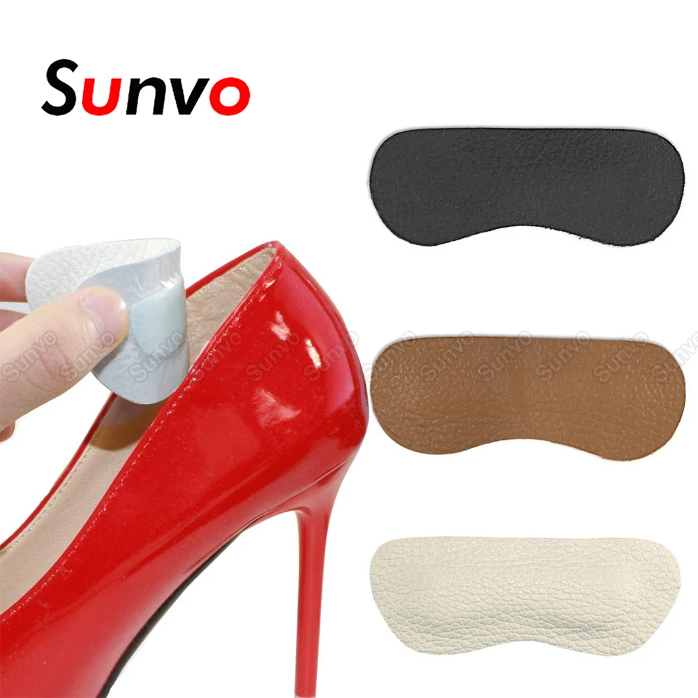 Leather Heel Liner Grip Protector Pads For Women High Heels Shoe Size Reduce Shoes Insert 