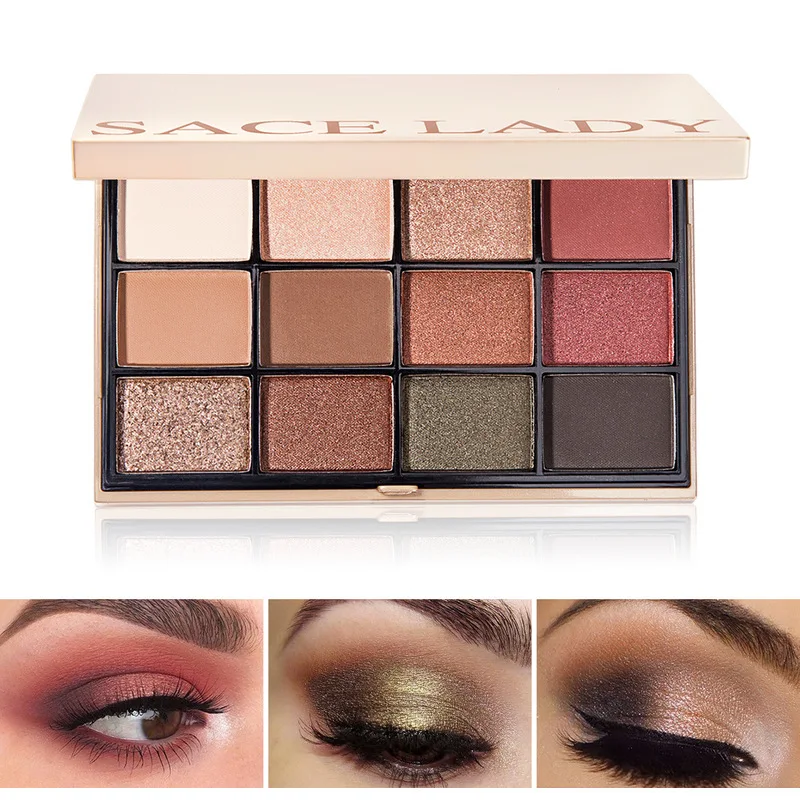

Eyeshadow Palette Makeup Glitter Eye Shadow Pallete Professional Matte Shadow Make Up High Pigment Nude Cosmetic SACE LADY