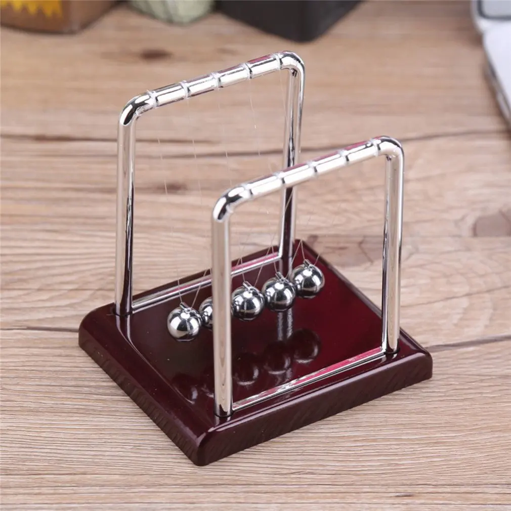 Newton Cradle Balance Steel Balls School Teaching Supplies Physics Science Pendulum Desk Toy Gift Home Decor Antistress Game | Дом и сад
