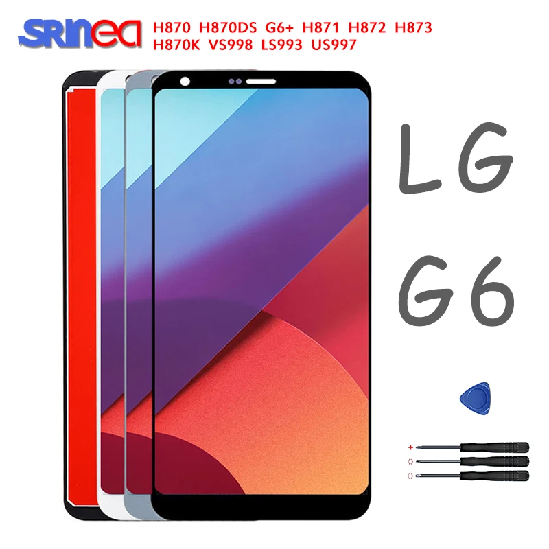 

For LG G6 Original LCD Display Touch Screen Digitizer Assembly Screen Replacement For LG H870 H873 VS998 Pantalla With Frame