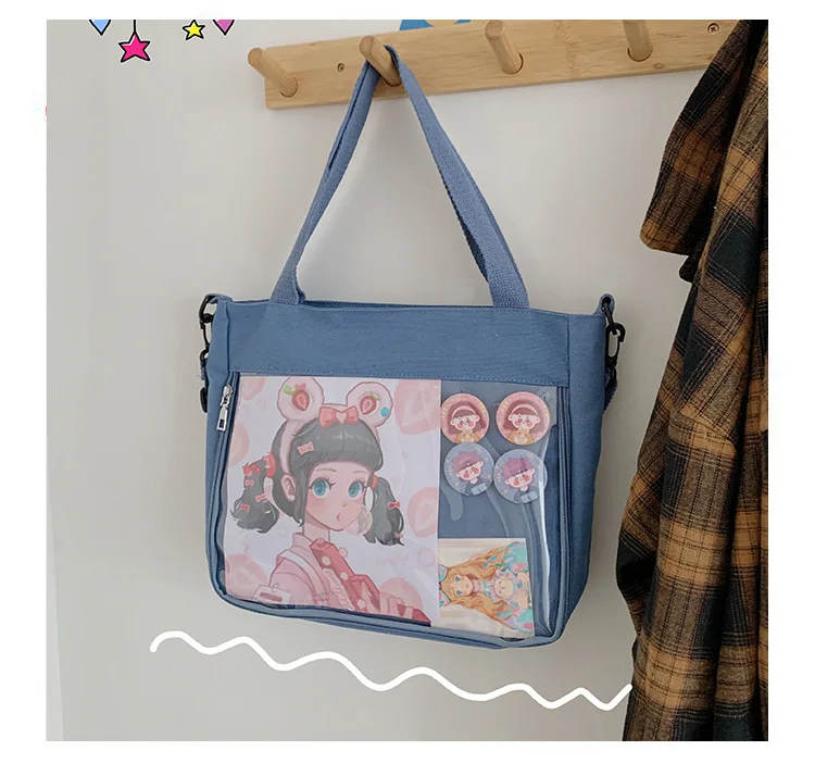 Ita Bag Japan Style 2020 New Cute Clear Removable Decorative Layer Cute Purse For Teens Girls Sweet Lovely Package Itabag qy052