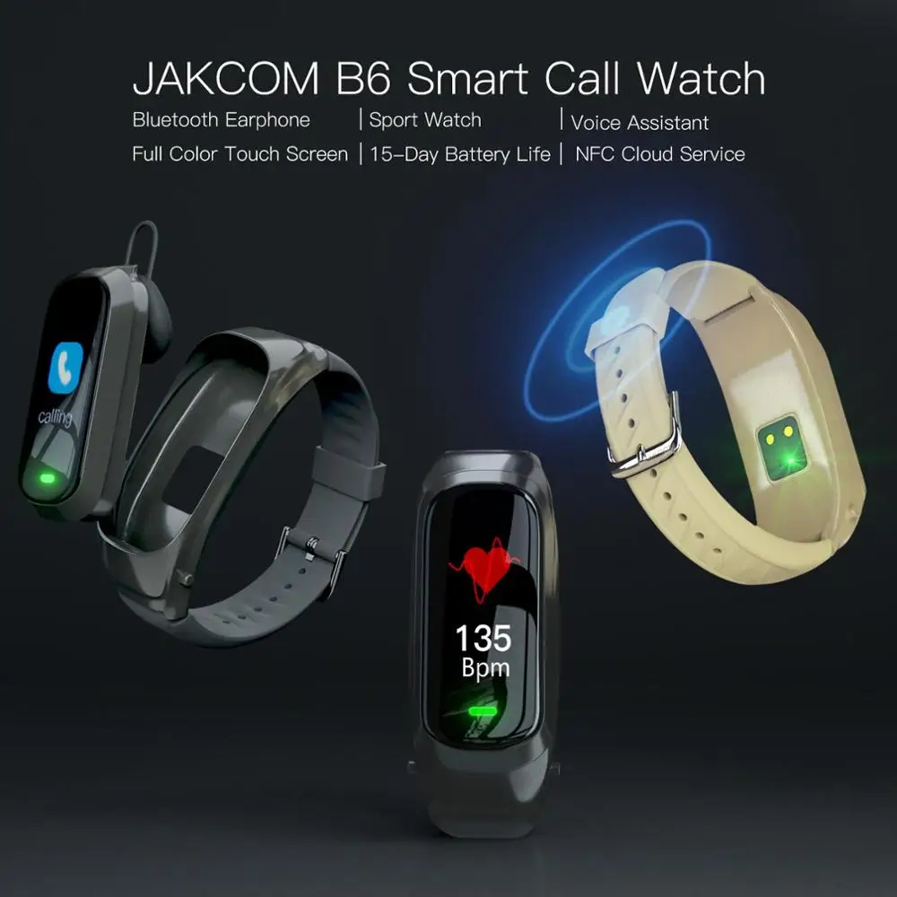 Смарт часы JAKCOM B6 для звонков более новый чем умный магазин 5 оригинальных