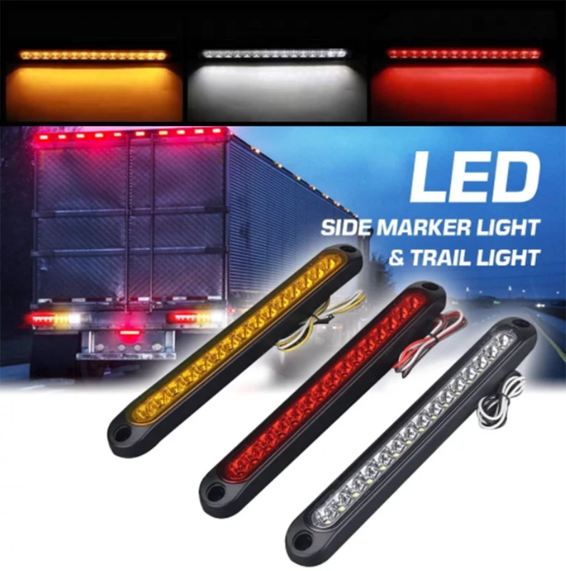 15 Led Brake Light Bar Marker Light Tail Light Bar Rear Signal Lights