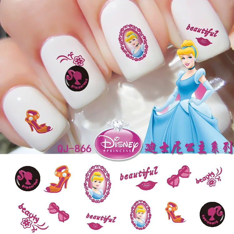

3sheet 12 type Snow and ice princes Children 3D Nail Art Sticker Designs Nail Wraps Nail Stickers Decals Makeup Tattoos Manicure