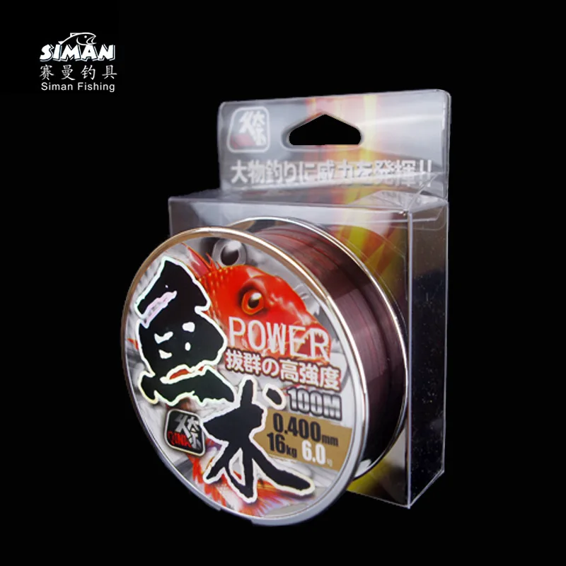 

Fishing Gear Fish of 100M Japan Raw Silk Import Fishing Line Fishing Athletic Raft Fishing Casual Angling