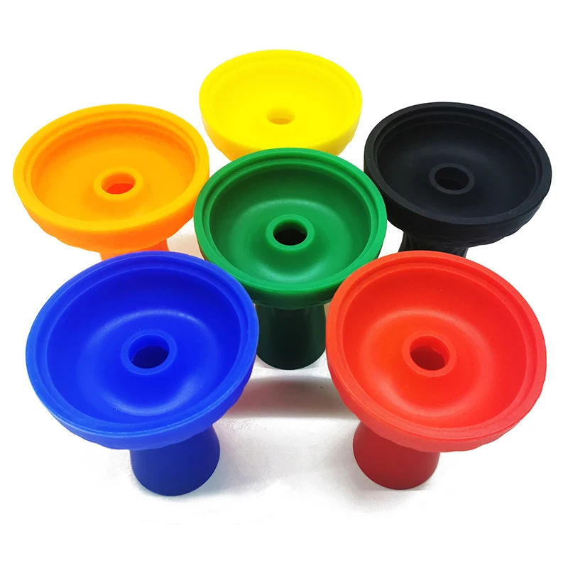 Unbreakable Silicone Hookah Flavor Holder One Hole Single Phunnel GEL Shisha Bowl Silicon Funnel Flavour Cup Charcoal Burner,silicone hookah bowl